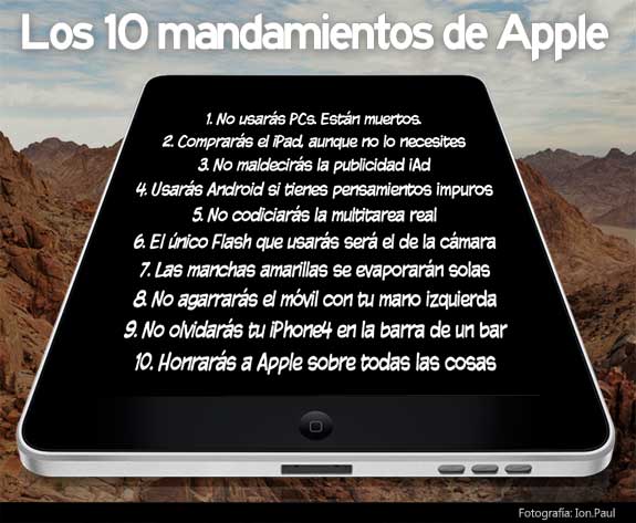 10 mandamientos apple steve jobs