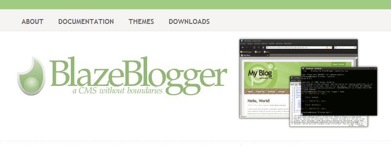 Alternativas a Wordpress: BlazeBlogger