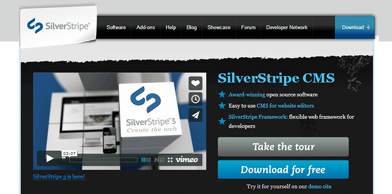 Alternativas a WordPress: SilverStripe CMS