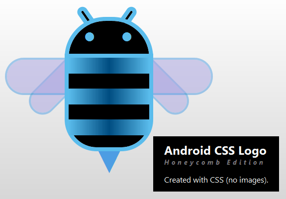 android 2.3 honeycomb css logo