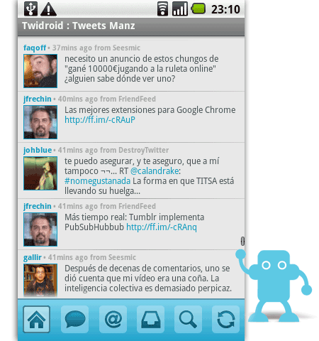 twidroid twitter android