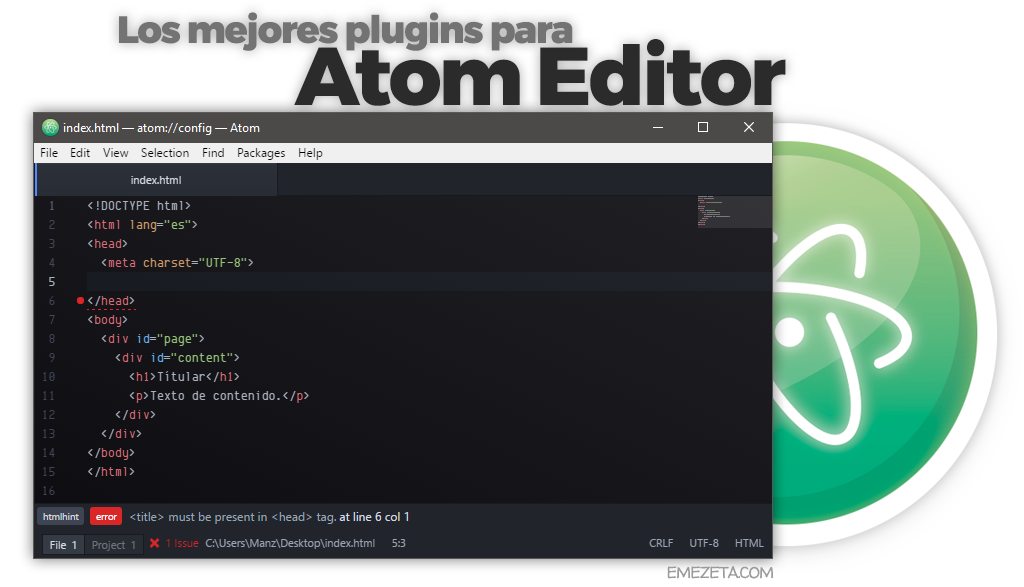 Los mejores plugins de Atom Editor