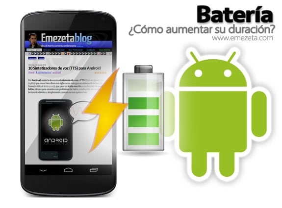 Batería: Aumentar bateria android