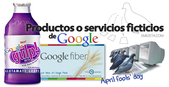 Productos (o servicios) ficticios de Google (April Fools)