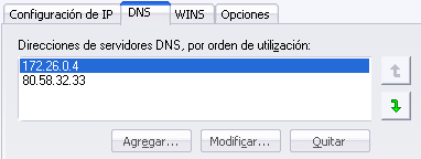 Cambiar DNS