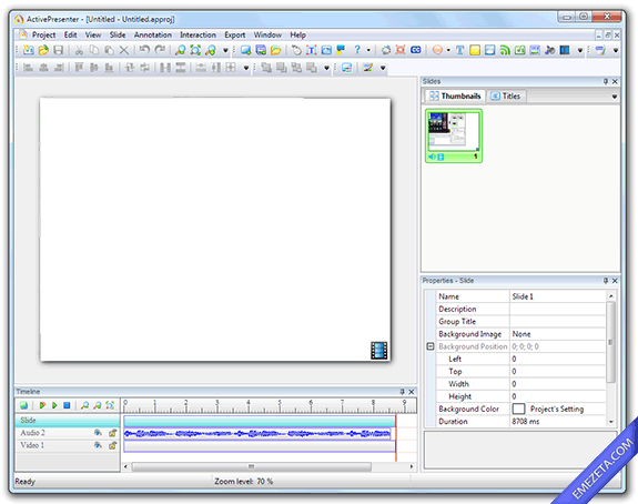 Capturar pantalla en video (screencast): ActivePresenter