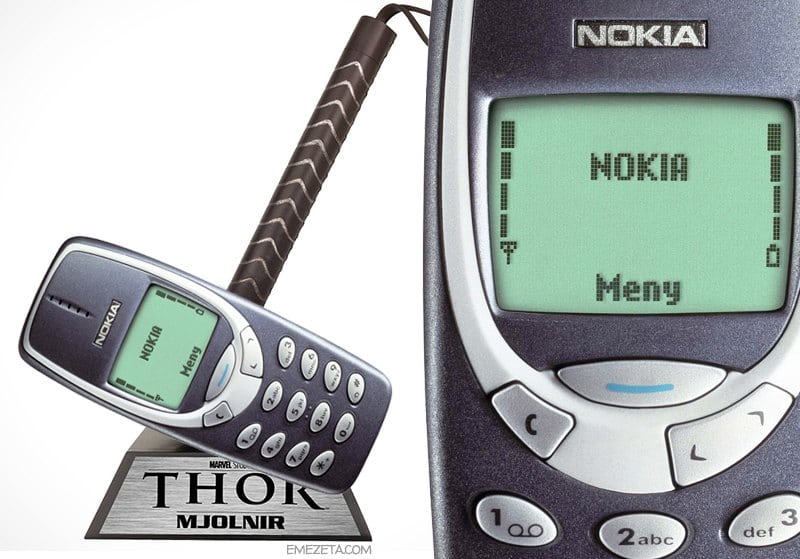 Nokia 3310, el Mjolnir de Thor