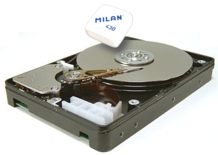delete hard disk borrar disco duro