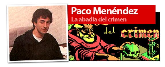 Paco Menendez, autor del videojuego La abadía del crimen