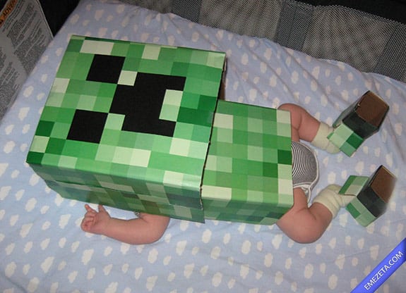 Disfraces de Halloween: Minecraft baby