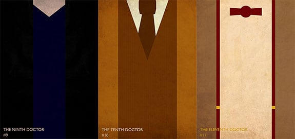 Doctor Who: Minimalist Doctors Clothes