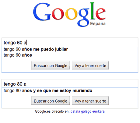 preocupaciones edades google 60 80 años