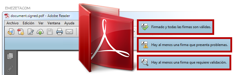 Configurar Adobe Reader para validar o verificar firmas de certificados digitales en archivos PDF