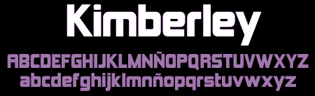 tipografía kimberley