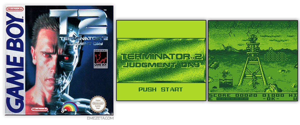 Juego Terminator 2: The Judgment Day para GameBoy