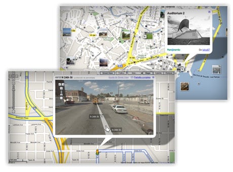 google maps earth street view traffic trafico