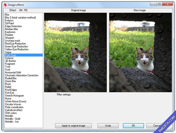 Editar imágenes con IrfanView: Efectos para imágenes