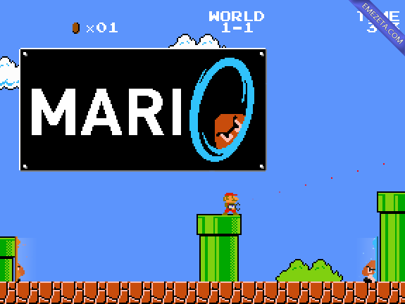 Juegos open source: Mari0 (Super Mario Bros + Portal)