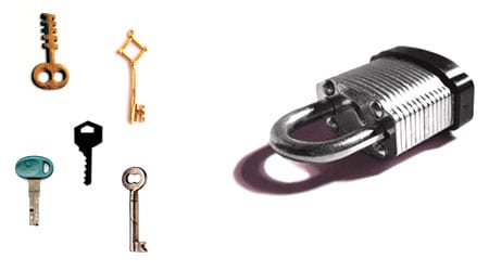 key llave lock candado