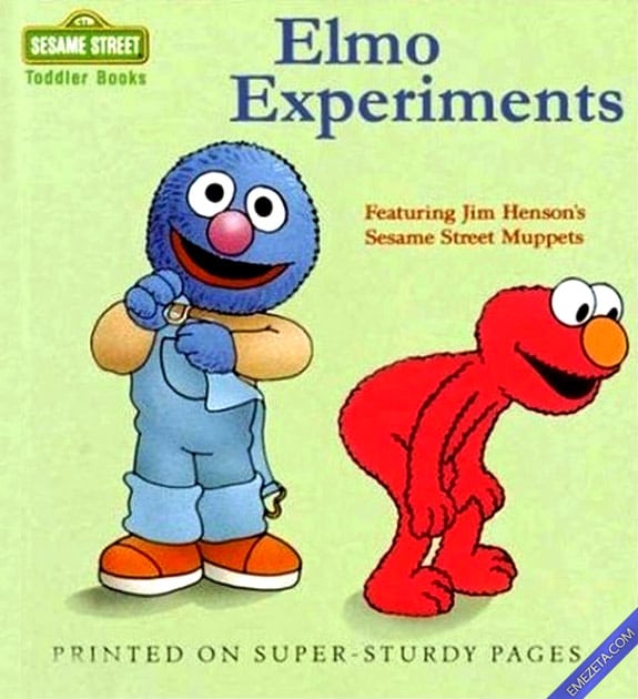Libros con malinterpretaciones involuntarias: Los experimentos de Elmo