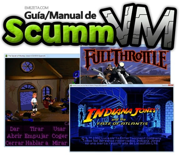 Guía manual de ScummVM: Aventuras gráficas y juegos antiguos