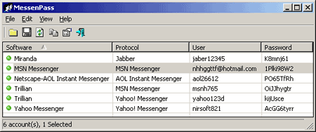 messenpass clave password recuperar contraseña messenger msn windows live
