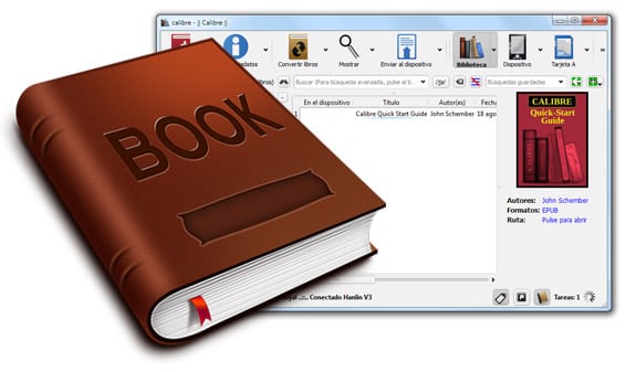 Calibre Gestor de eBooks en PDF, EPUB, MOBI, DOC, RTF, CHM