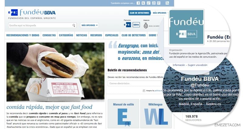 Fundéu: Fundación del español urgente