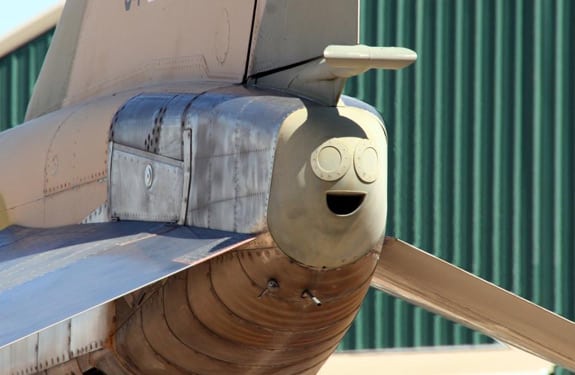 Pareidolia (rostros o figuras en imágenes): El trasero de avión más feliz del mundo
