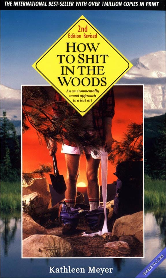 Portadas desconcertantes: How to shit in the woods