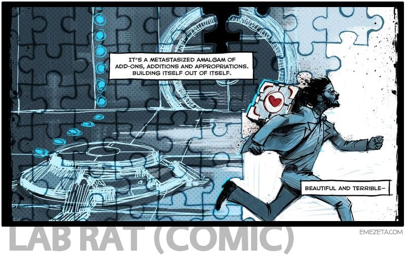 Portal 2: Lab Rat comic (Doug Rattmann)