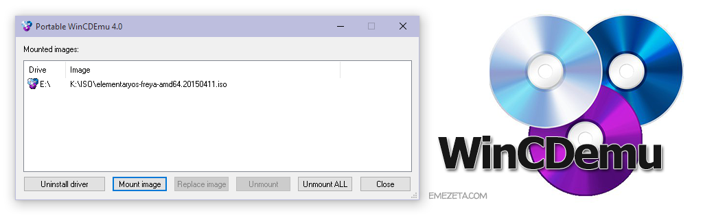 WinCDEmu, programa minimalista para montar imágenes