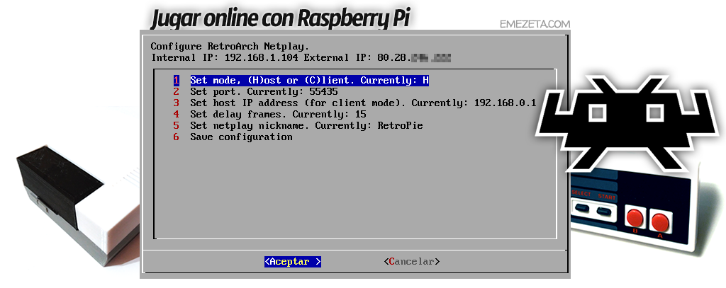 Netplay en RetroArch: Jugar online con Raspberry Pi