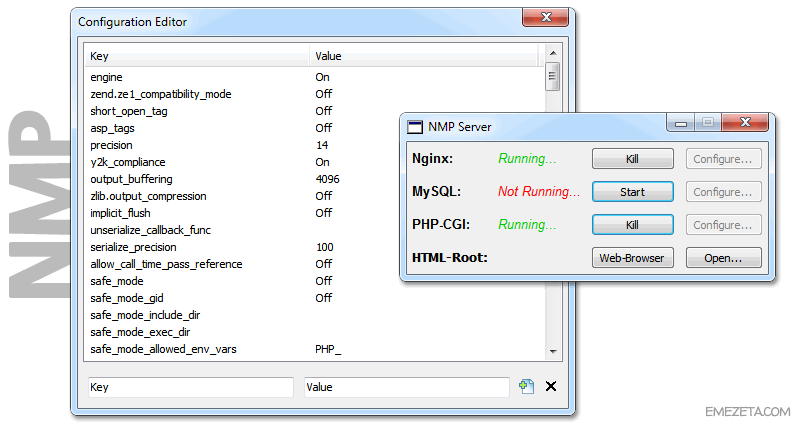 NMP Server (Nginx + MySQL + PHP)