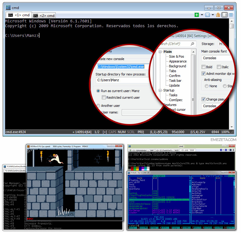 ConEmu: Emulador de terminal para Windows