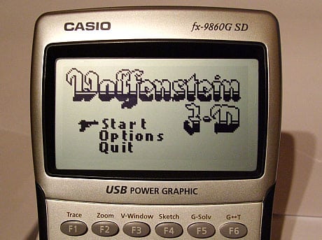 wolfenstein 3d calculadora casio 9860g