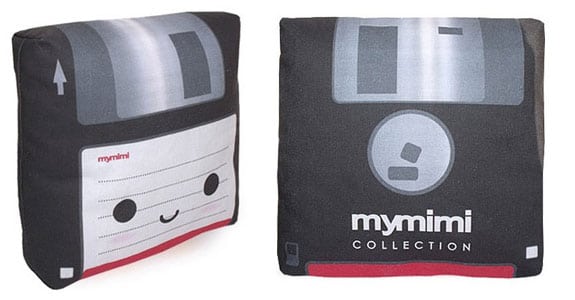 almohada diskette accesorios