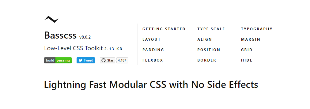 Framework CSS: BassCSS