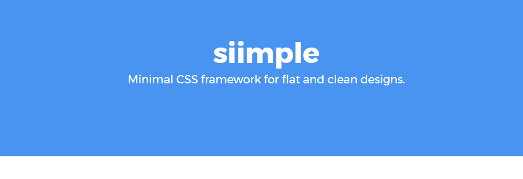 Framework CSS: Siimple
