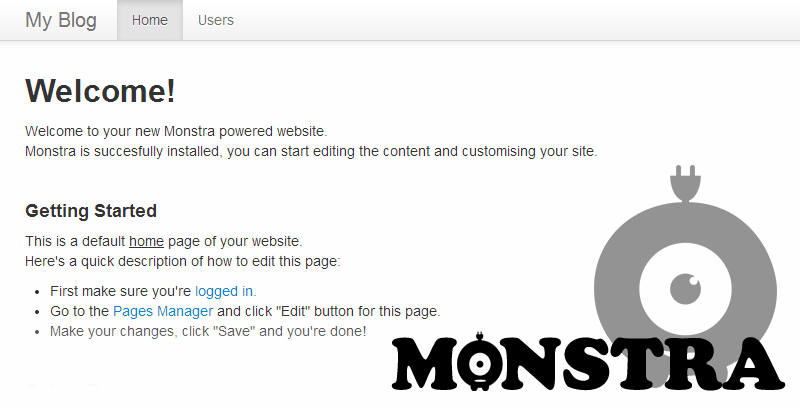 Alternativas a Wordpress: Monstra