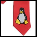 corbatas necktie tie linux tux red