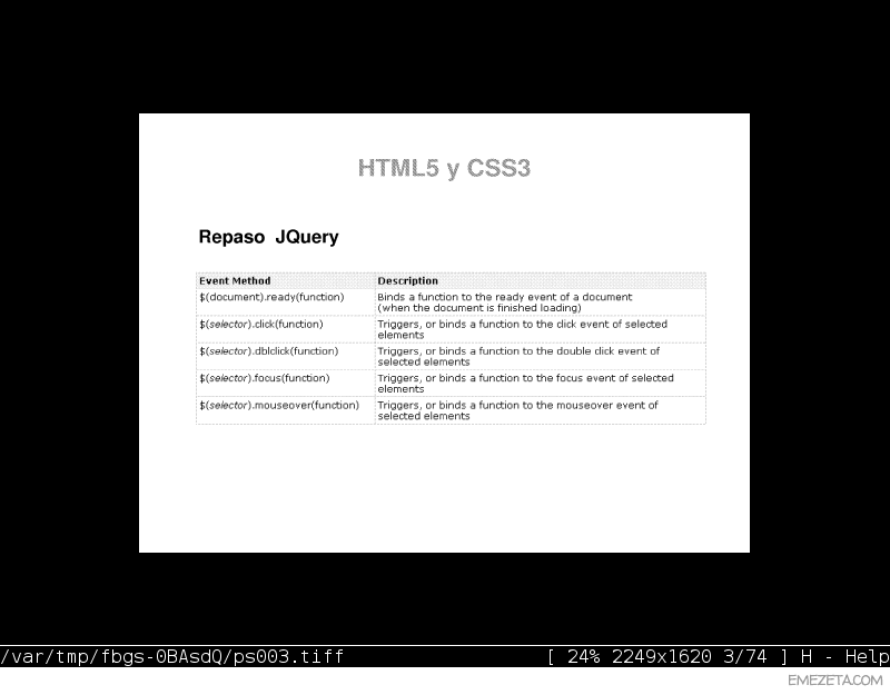fbgs (framebuffer ghost script): Leer PDF desde terminal de Linux
