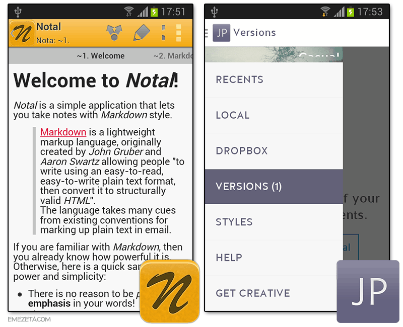 Notal y Jotterpad