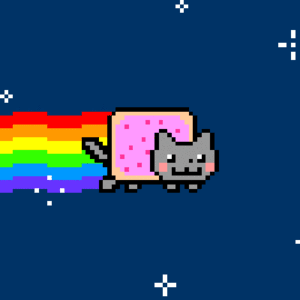 Nyan cat: GIF animado del nyan cat