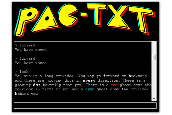 Pac-txt: Demake del clásico Pacman