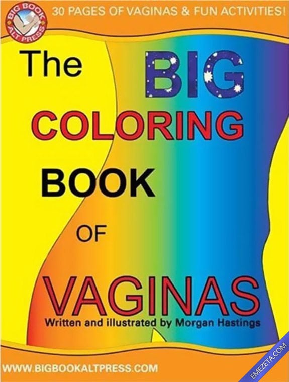 Portadas desconcertantes: Big coloring book of vaginas