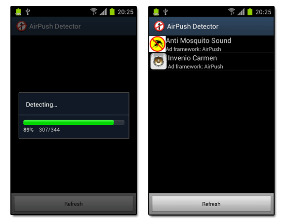 Airpush Detector: Eliminar anuncios en barra de notificaciones de Android