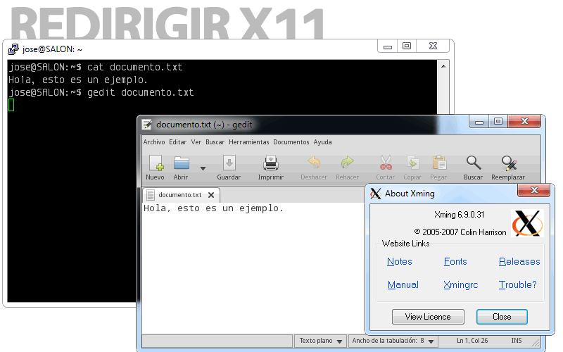 Abrir programas con interfaz gráfico con PuTTY (X11 forwarding)