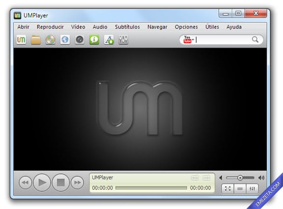 Reproductores de vídeo gratuitos: UMPlayer