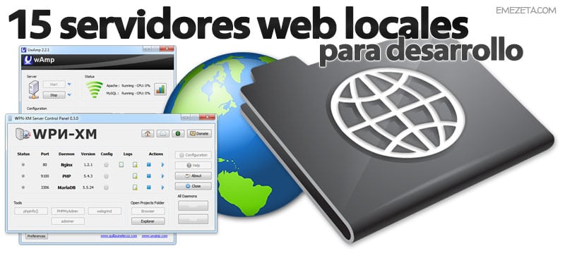 Servidores web locales (WAMP, LAMP, MAMP, etc…) para desarrollo